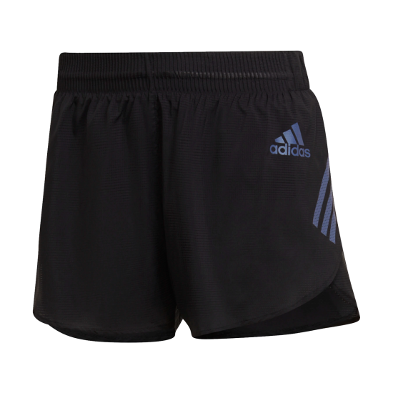 SHORT ADIZERO SPLIT FEMME NOIR