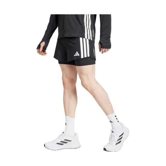 ADIDAS - SHORT POCHE GEL 2 EN 1 ADIZERO RUNNING HOMME