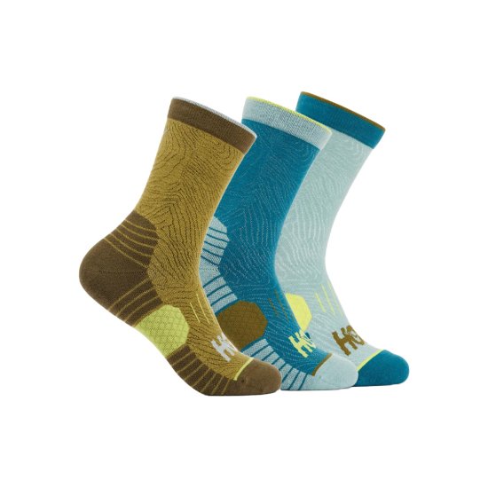 HOKA - CHAUSSETTES RUN CREW MI-HAUTES (3 PAIRES)