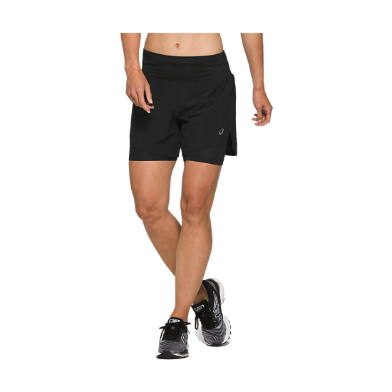 ASICS - SHORT ROAD 2 EN 1 5.5 IN FEMME