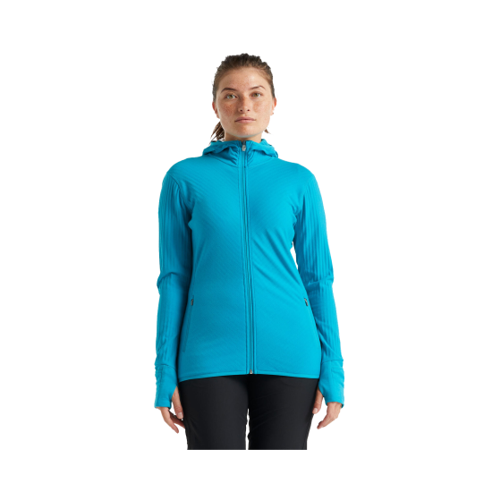 ICEBREAKER - VESTE DESCENDER ZIPPEE FEMME