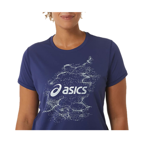 ASICS - T-SHIRT MANCHES COURTES NAGINO GRAPHIC RUN FEMME