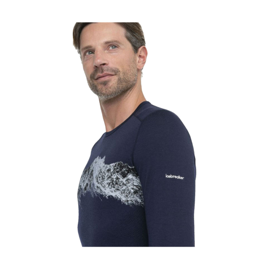 SOUS COUCHE MERINO 200 OASIS GRAPHIQUE COL ROND HOMME