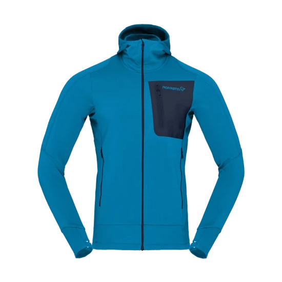 NORRONA - VESTE A CAPUCHE FALKETIND POWER GRID HOMME