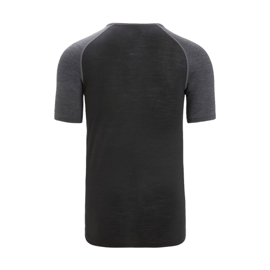 T-SHIRT MANCHES COURTES MERINO 125 ZONEKNIT HOMME NOIR