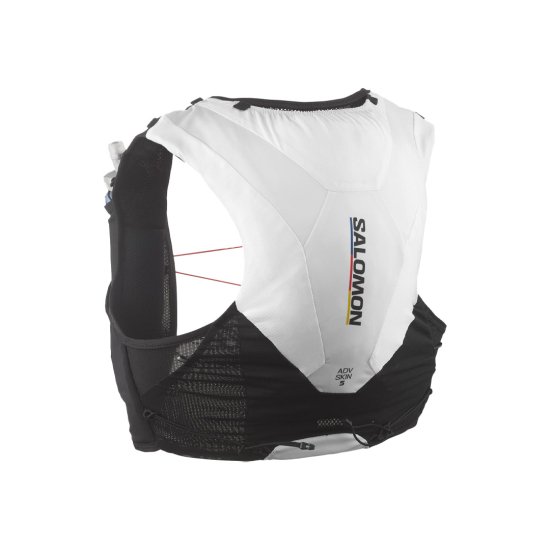 SALOMON - SAC D'HYDRATATION ADV SKIN 5 RACE FLAG AVEC FLASQUES