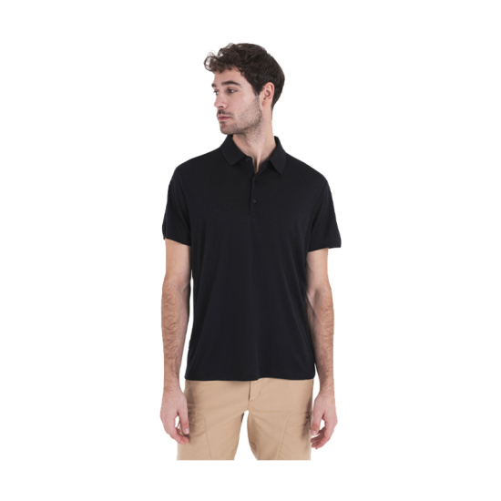 ICEBREAKER - POLO MANCHES COURTES MERINO 150 TECH LITE III HOMME