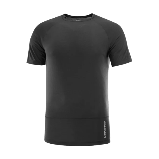 T-SHIRT MANCHES COURTES CROSS RUN HOMME NOIR