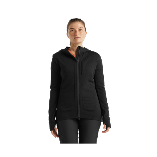 VESTE POLAIRE MERINO QUANTUM III CAPUCHE FEMME