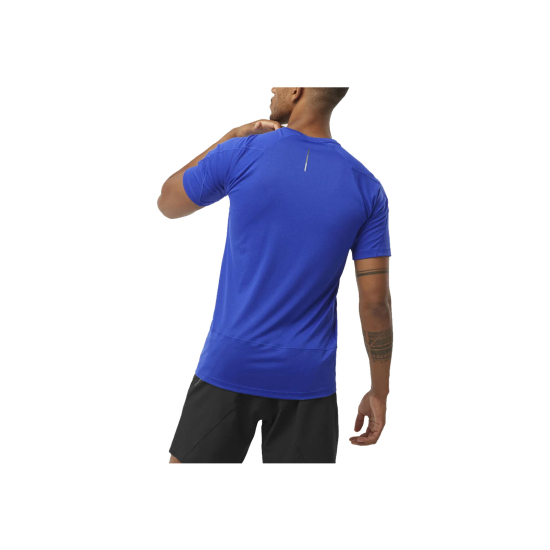 T-SHIRT MANCHES COURTES CROSS RUN HOMME BLEU