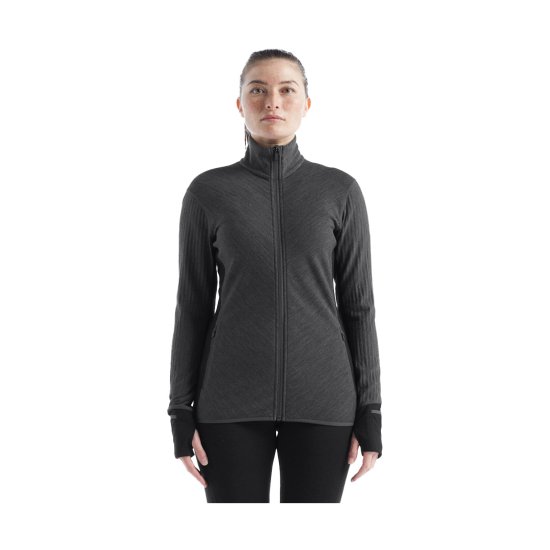 ICEBREAKER - VESTE DESCENDER ZIP FEMME