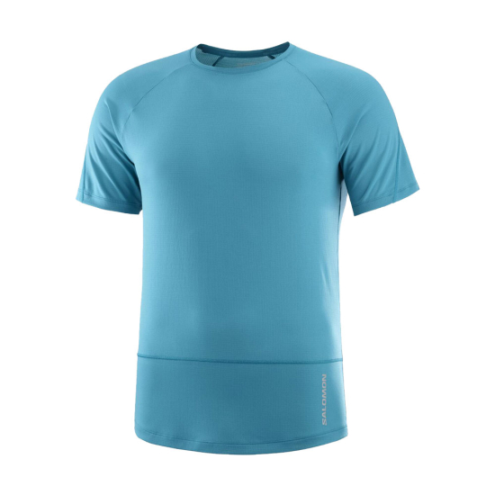 T-SHIRT MANCHES COURTES CROSS RUN HOMME BLEU