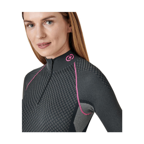 SOUS-COUCHE ACTIVBODY 3 COL ZIPPÉE FEMME