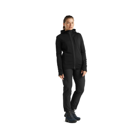 VESTE POLAIRE MERINO QUANTUM III CAPUCHE FEMME