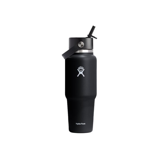 HYDRO-FLASK - GOURDE AVEC PAILLE 32 OZ WIDE