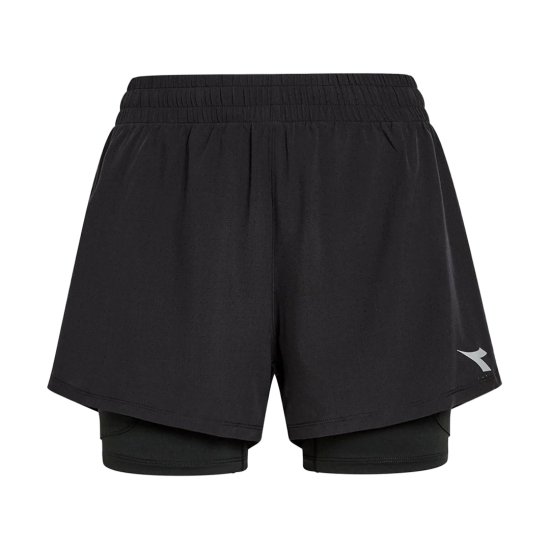 DIADORA - SHORT 2 EN 1 5'' RUN CREW FEMME