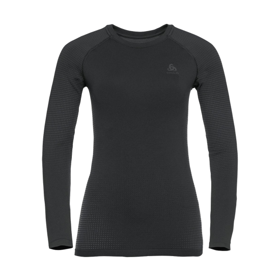 SOUS-COUCHE TOP CREW NECK PERFORMANCE NOIRE FEMME