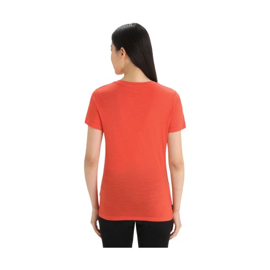 ICEBREAKER - T-SHIRT MERINO TECH LITE II SCOOP SHAPES FEMME