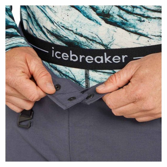 ICEBREAKER - LEGGING MERINO 200 OASIS POW AOP