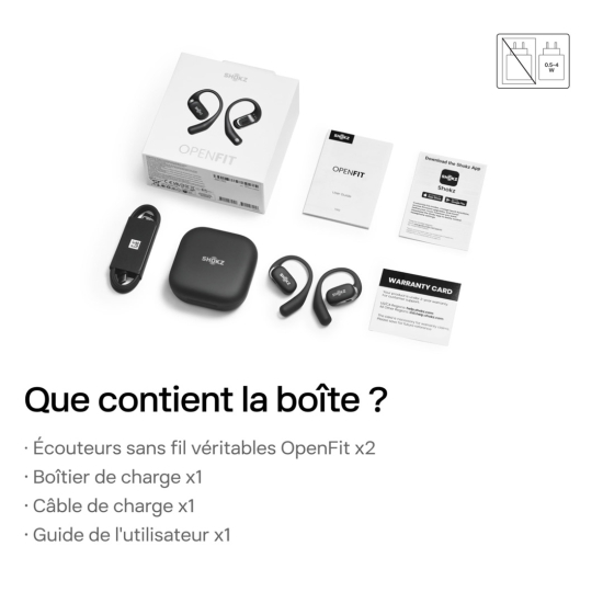 SHOKZ - ÉCOUTEURS AUDIO OPENFIT