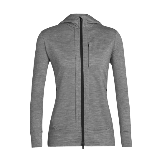 VESTE POLAIRE MERINO QUANTUM III CAPUCHE FEMME