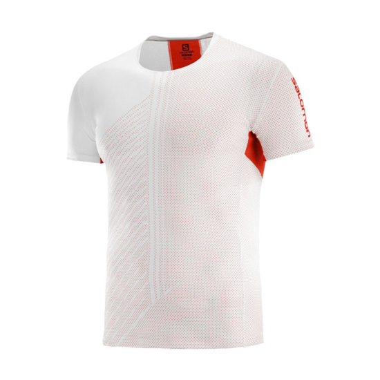 SALOMON - T-SHIRT MANCHES COURTES S/LAB SENSE HOMME ROUGE