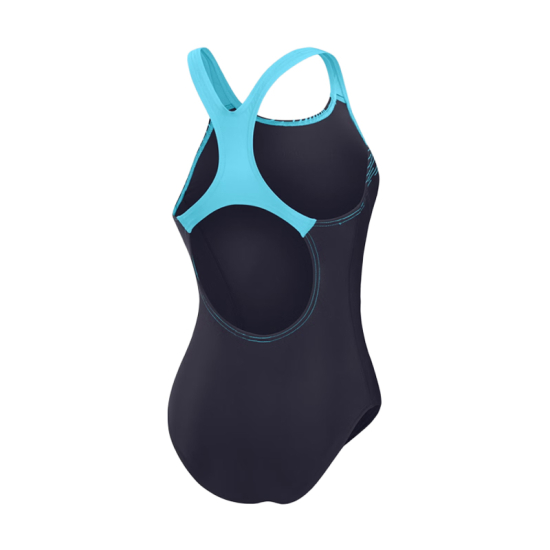 MAILLOT DE BAIN ECO MEDLEY LOGO FEMME