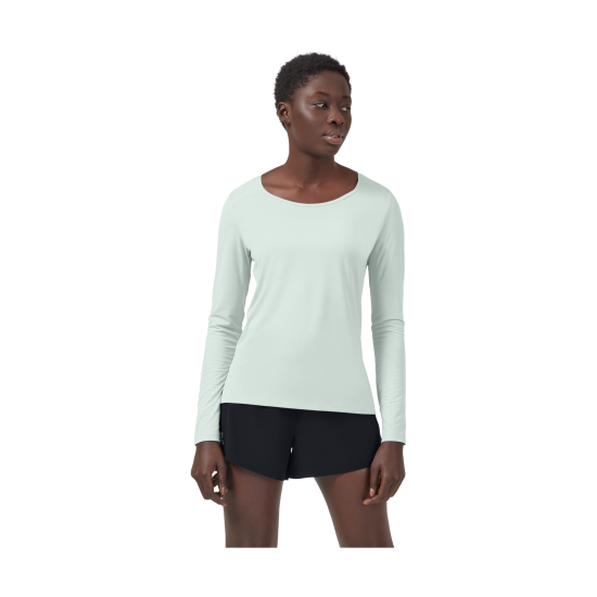 T-SHIRT PERFORMANCE MANCHES LONGUES FEMME BLANC