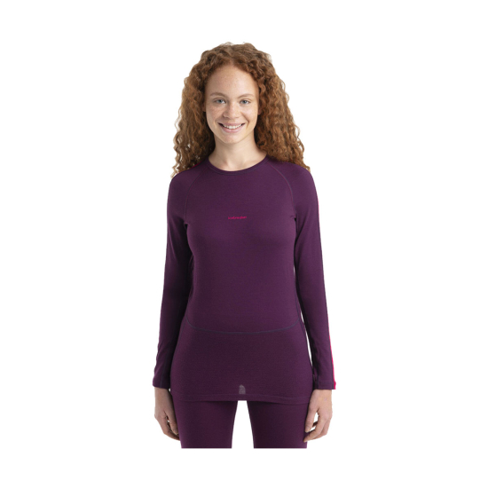 ICEBREAKER - SOUS-COUCHE MERINO ZONEKNIT 200 COL ROND FEMME