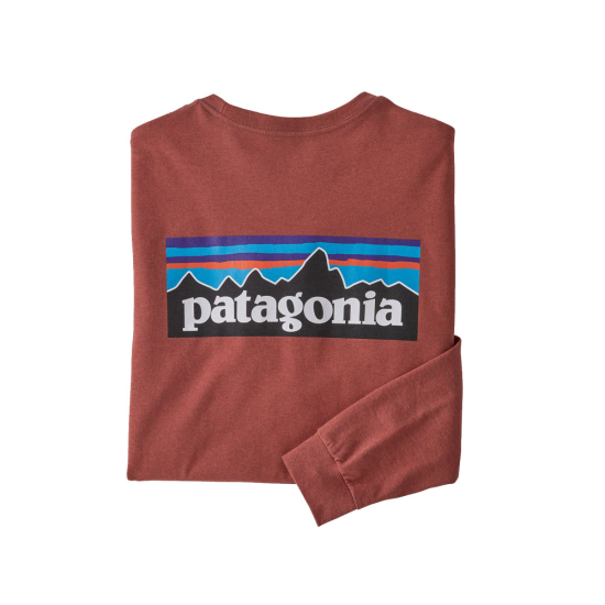 PATAGONIA - T-SHIRT MANCHES LONGUES P-6 LOGO RESPONSIBILI-TEE HOMME