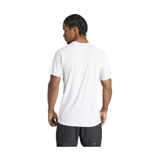 ADIDAS - T-SHIRT ADIZERO ESSENTIALS HOMME BLANC