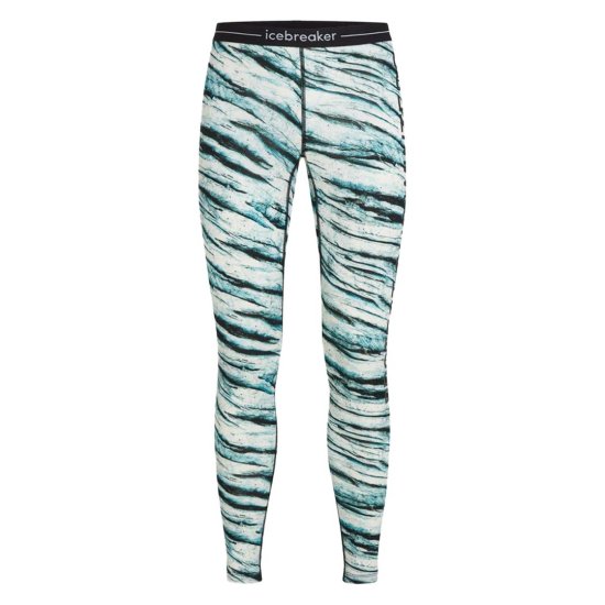 ICEBREAKER - LEGGING MERINO 200 OASIS POW AOP