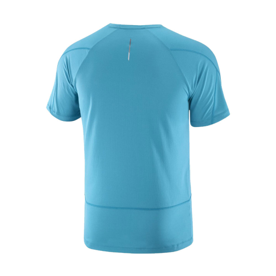 T-SHIRT MANCHES COURTES CROSS RUN HOMME BLEU