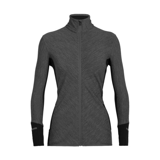 ICEBREAKER - VESTE DESCENDER ZIP FEMME