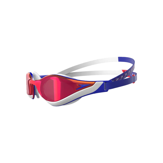 SPEEDO - LUNETTES DE NATATION FASTSKIN PURE FOCUS MIROIR BLEU / ROUGE