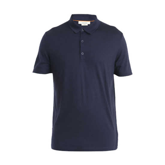 ICEBREAKER - POLO MANCHES COURTES MERINO 150 TECH LITE III HOMME