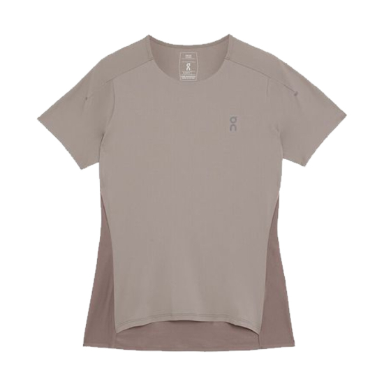 T-SHIRT PERFORMANCE-T FEMME VERT/MARRON