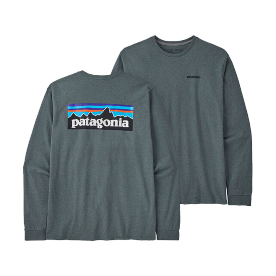 PATAGONIA - T-SHIRT MANCHES LONGUES P-6 LOGO RESPONSIBILI-TEE HOMME