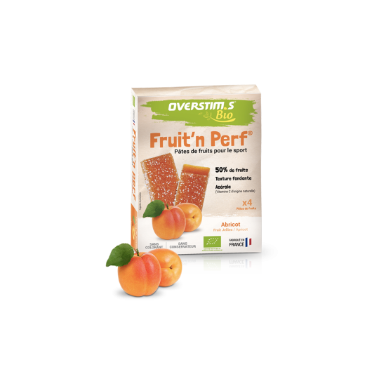 OVERSTIMS - PATES DE FRUITS BIO ABRICOT