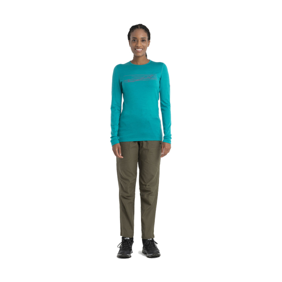 SOUS-COUCHE MERINO 200 OASIS COL ROND FEMME