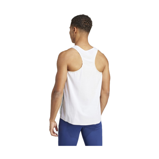 DÉBARDEUR ÉLITE ATHLÈTE HOMME BLANC