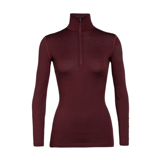 SOUS COUCHE MERINO 200 OASIS DEMI-ZIP FEMME