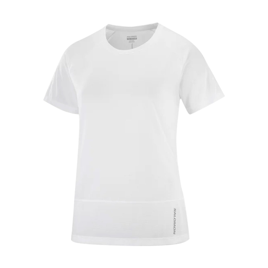 T-SHIRT MANCHES COURTES CROSS RUN FEMME BLANC