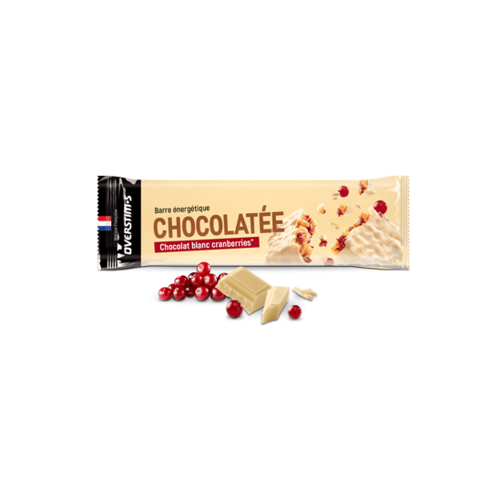 BARRE ENERGETIQUE CHOCOLAT BLANC - CRANBERRIES