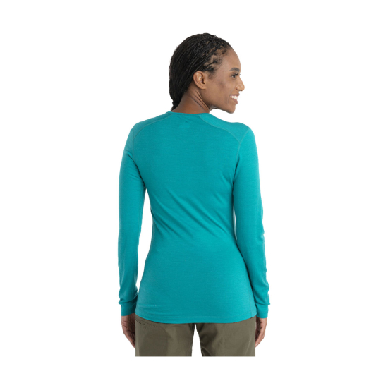 SOUS-COUCHE MERINO 200 OASIS COL ROND FEMME