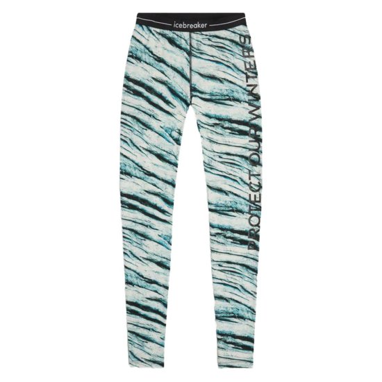 ICEBREAKER - LEGGING MERINO 200 OASIS POW AOP