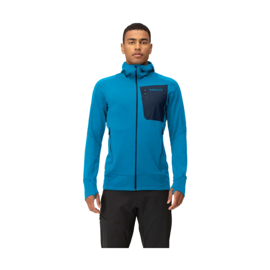 NORRONA - VESTE A CAPUCHE FALKETIND POWER GRID HOMME