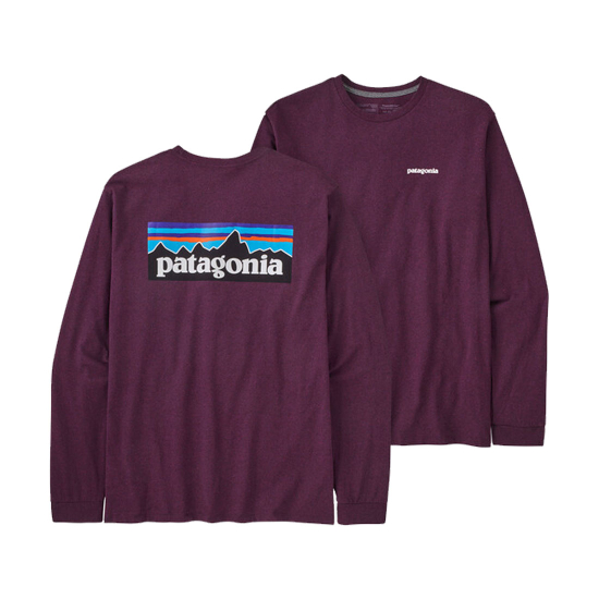 PATAGONIA - T-SHIRT MANCHES LONGUES P-6 LOGO RESPONSIBILI-TEE HOMME