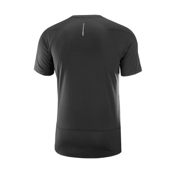 T-SHIRT MANCHES COURTES CROSS RUN HOMME NOIR