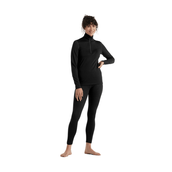 ICEBREAKER - SOUS-COUCHE MERINO 200 OASIS DEMI-ZIP FEMME